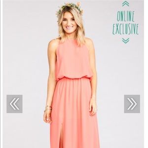 Show Me Your Mumu Coral Maxi Dress